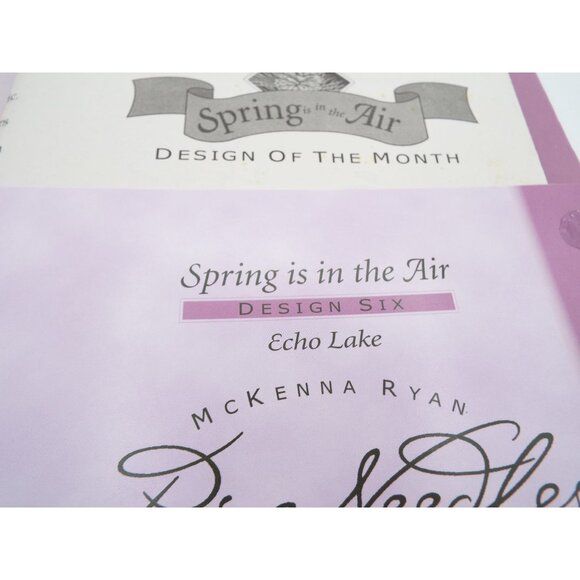 2001 McKenna Ryan Pine Needles Art Quilts Echo Lake Pattern Spring is in the Air - Picture 10 of 12